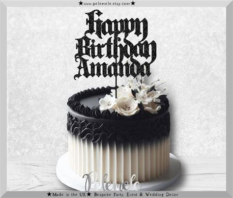 gothic cake toppers|goth birthday cake topper.